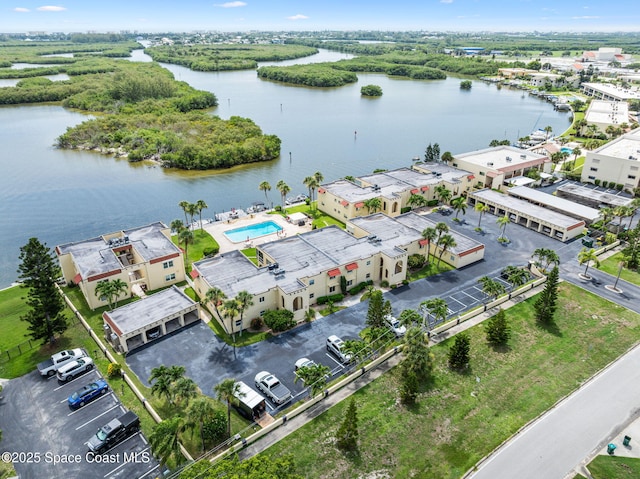 1727 Minutemen Cswy Unit 108, Cocoa Beach, FL 32931 - bird's eye view of a large body of water