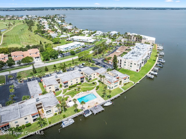 1727 Minutemen Cswy Unit 108, Cocoa Beach, FL 32931 - view of property location with a large body of water and a golf club
