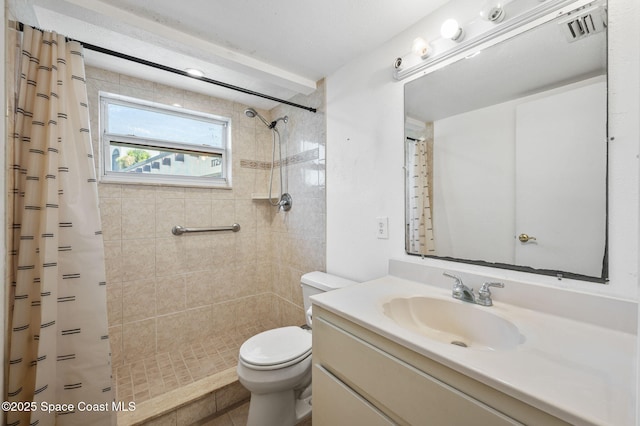 1727 Minutemen Cswy Unit 108, Cocoa Beach, FL 32931 - bathroom with tiled shower and vanity