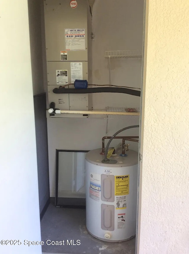 33 Kings Colony Ct, Palm Coast, FL 32137 - utility room featuring electric water heater