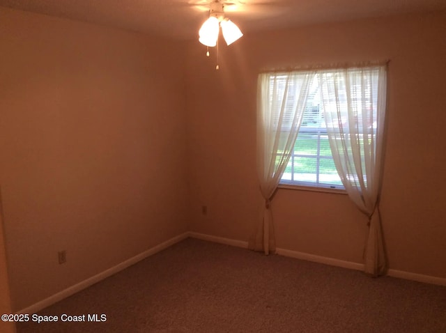 33 Kings Colony Ct, Palm Coast, FL 32137 - spare room with ceiling fan and light carpet