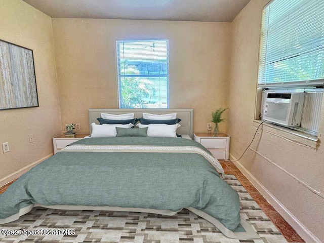 316 Bay Ave, Cocoa, FL 32922 - bedroom with baseboards and cooling unit
