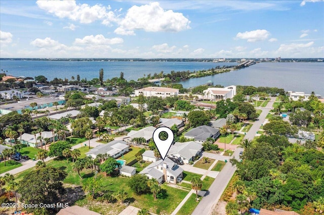 415 2nd Ave, Indialantic, FL 32903 - aerial perspective of suburban area featuring a nearby body of water