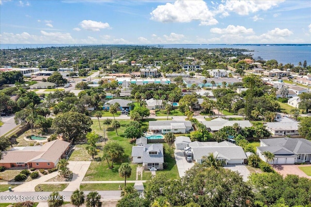 415 2nd Ave, Indialantic, FL 32903 - aerial view of residential area with a nearby body of water