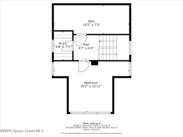 415 2nd Ave, Indialantic, FL 32903 - view of room layout