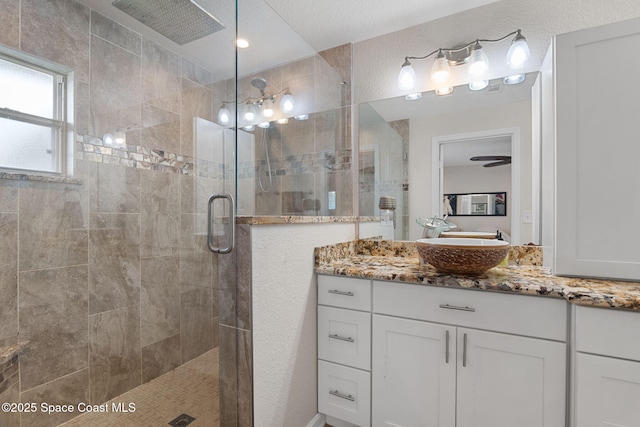 1036 Greenleaf Ct, Rockledge, FL 32955 - bathroom with a shower stall and vanity