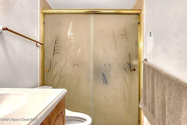3170 N Atlantic Ave N Unit 403, Cocoa Beach, FL 32931 - full bath with vanity and a shower with door