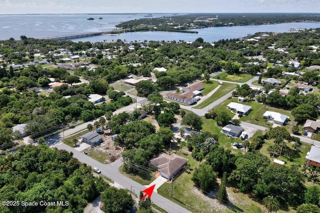 3825 Allen Ave, Micco, FL 32976 - aerial view of property and surrounding area with a nearby body of water