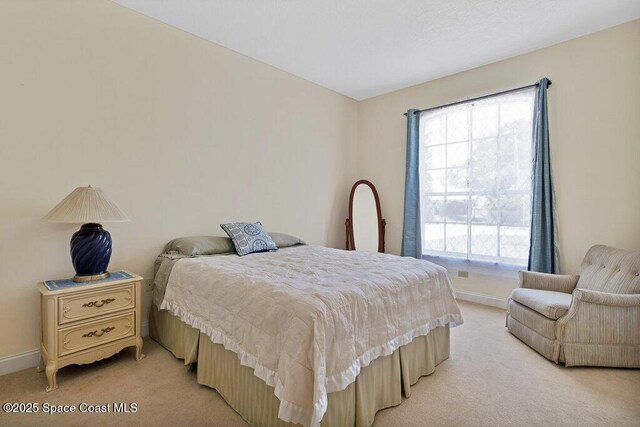 3825 Allen Ave, Micco, FL 32976 - bedroom featuring light carpet and multiple windows