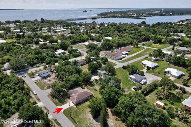 3825 Allen Ave, Micco, FL 32976 - aerial view of property and surrounding area with a nearby body of water and nearby suburban area