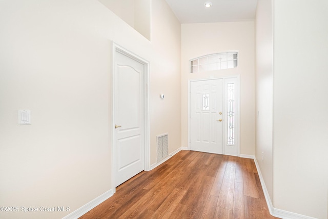 1713 Keys Gate Dr, Melbourne, FL 32940 - entryway featuring wood finished floors and baseboards