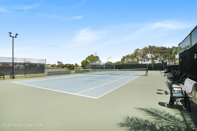 1713 Keys Gate Dr, Melbourne, FL 32940 - view of tennis court featuring community basketball court