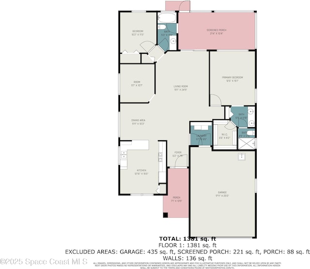 1713 Keys Gate Dr, Melbourne, FL 32940 - view of floor plan / room layout