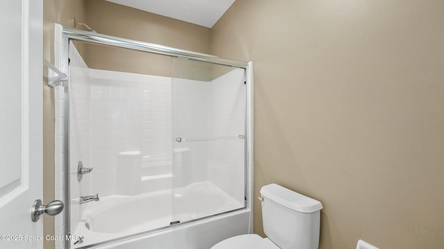 1448 Attilburgh Blvd, West Melbourne, FL 32904 - full bathroom featuring toilet and bath / shower combo with glass door