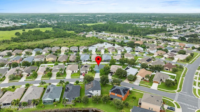 1448 Attilburgh Blvd, West Melbourne, FL 32904 - aerial view of property and surrounding area with nearby suburban area