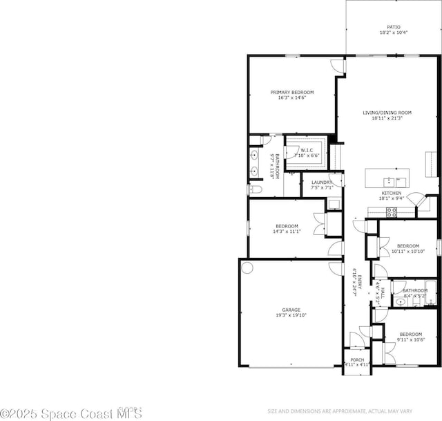298 Trilby Rd SW, Palm Bay, FL 32908 - view of property floor plan