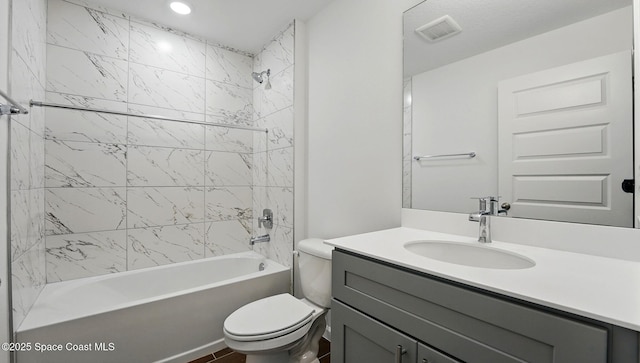298 Trilby Rd SW, Palm Bay, FL 32908 - bathroom with vanity and shower / tub combination