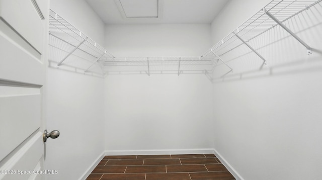 298 Wendover Rd SW, Palm Bay, FL 32908 - walk in closet featuring dark wood-style flooring