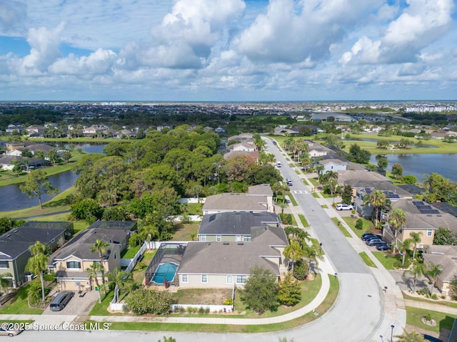 1026 Shiloh Dr, Melbourne, FL 32940 - aerial perspective of suburban area featuring a nearby body of water