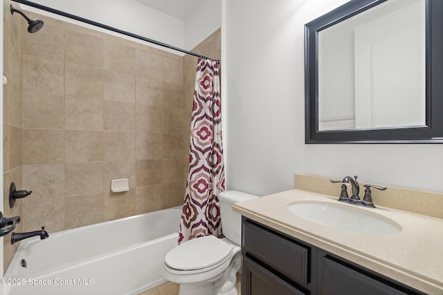 1026 Shiloh Dr, Melbourne, FL 32940 - bathroom with vanity and shower / bathtub combination with curtain