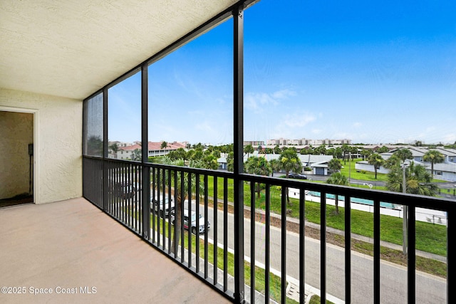 520 Palm Springs Blvd Unit 405, Indian Harbour Beach, FL 32937 - balcony featuring a residential view