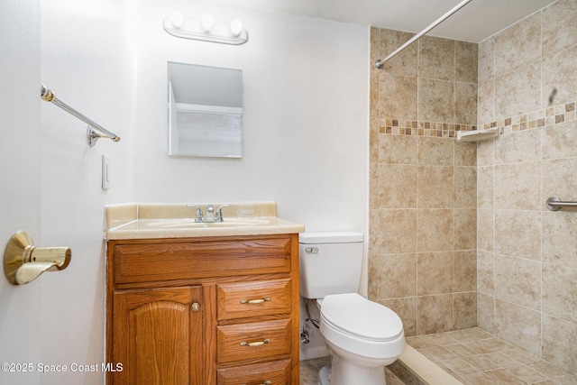 128 San Paulo Cir Unit 128, West Melbourne, FL 32904 - bathroom with vanity and tiled shower