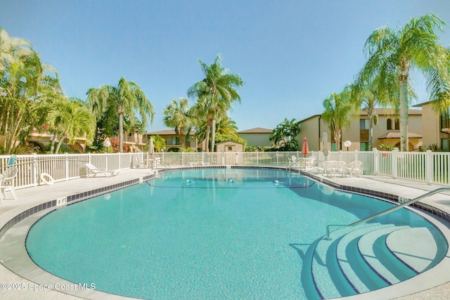 128 San Paulo Cir Unit 128, West Melbourne, FL 32904 - community pool featuring a patio