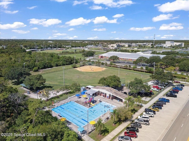 2314 Post Rd, Melbourne, FL 32935 - aerial view of a pool area