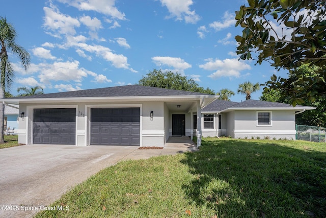 127 Friar Ct, Sebastian, FL 32958 - single story home featuring a garage, stucco siding, and driveway