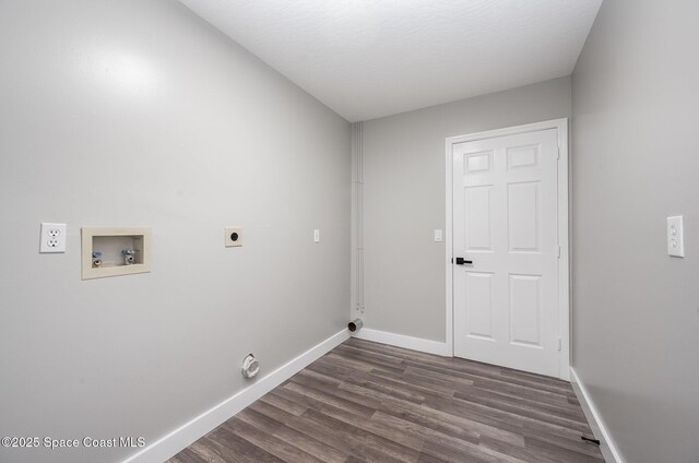 127 Friar Ct, Sebastian, FL 32958 - laundry room with electric dryer hookup, washer hookup, and dark wood-style flooring