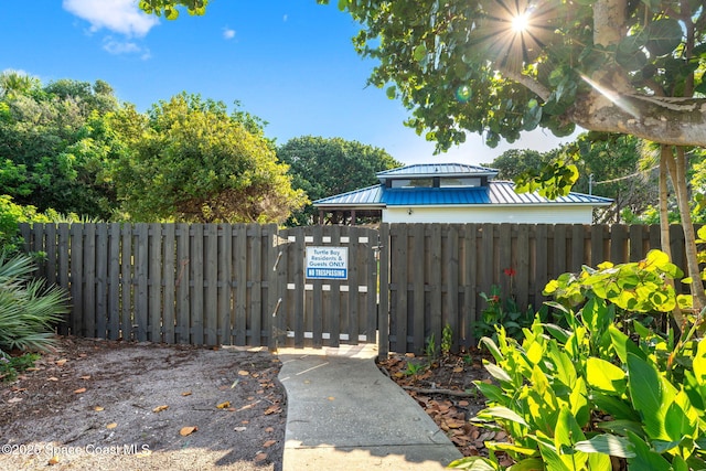 227 Loggerhead Dr, Melbourne Beach, FL 32951 - view of gate