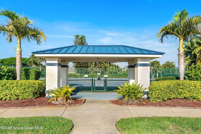 227 Loggerhead Dr, Melbourne Beach, FL 32951 - view of home's community featuring a gazebo