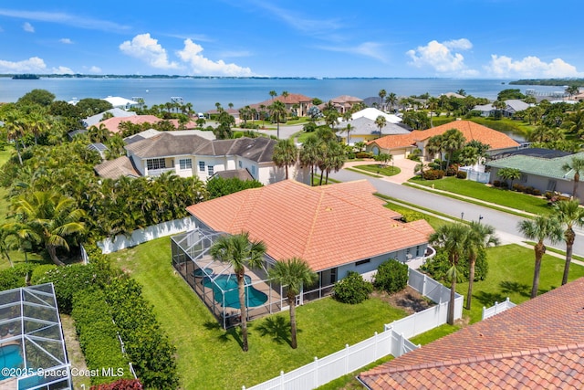 227 Loggerhead Dr, Melbourne Beach, FL 32951 - aerial view of residential area featuring a large body of water