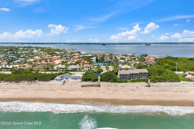 227 Loggerhead Dr, Melbourne Beach, FL 32951 - aerial view of residential area featuring expansive coastline