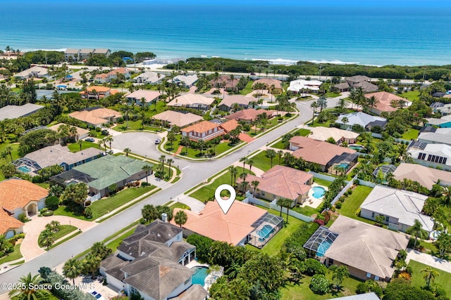227 Loggerhead Dr, Melbourne Beach, FL 32951 - aerial view of residential area featuring a large body of water
