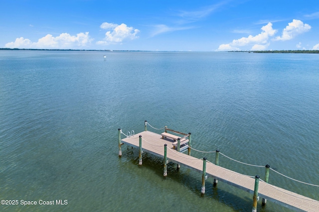 227 Loggerhead Dr, Melbourne Beach, FL 32951 - dock area with a water view