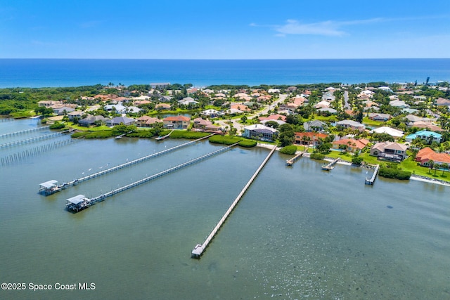 227 Loggerhead Dr, Melbourne Beach, FL 32951 - aerial view of residential area featuring a nearby body of water