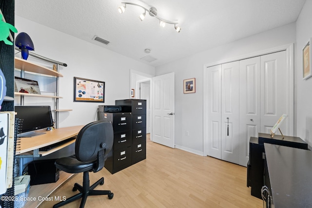1732 Bay Shore Dr, Cocoa Beach, FL 32931 - office area with light wood-style flooring