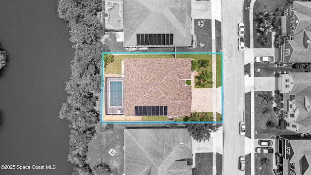 2690 Cypress Tree Trl, Saint Cloud, FL 34772 - aerial view of property and surrounding area with property parcel outlined