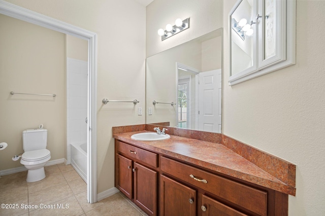 2690 Cypress Tree Trl, Saint Cloud, FL 34772 - bathroom featuring vanity, tile patterned flooring, and bathing tub / shower combination