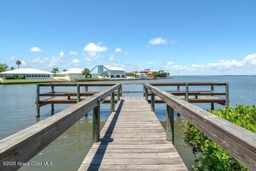 5805 N Banana River Blvd Unit 1117, Cape Canaveral, FL 32920 - dock area featuring a water view