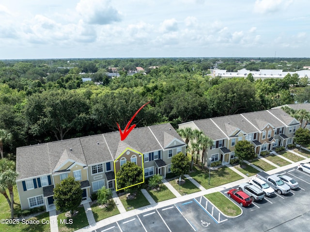 1347 Hampton Park Ln, Melbourne, FL 32940 - aerial perspective of suburban area