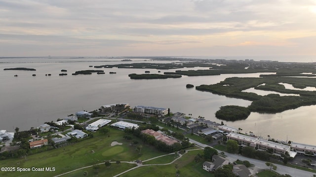 1720 Minutemen Cswy Unit 3, Cocoa Beach, FL 32931 - aerial view of property and surrounding area with a nearby body of water