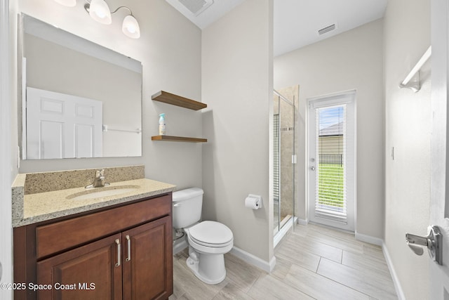 3645 Salt Marsh Cir, West Melbourne, FL 32904 - bathroom featuring a shower stall and vanity