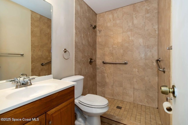 1572 Talavera St SE, Palm Bay, FL 32909 - full bathroom featuring vanity and a tile shower