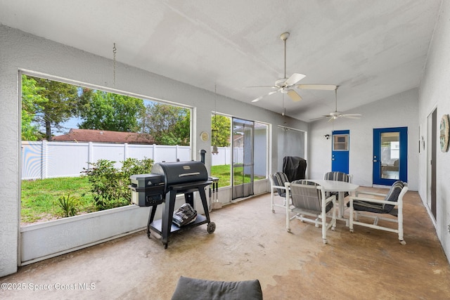878 Croton Rd, Rockledge, FL 32955 - sunroom / solarium with lofted ceiling