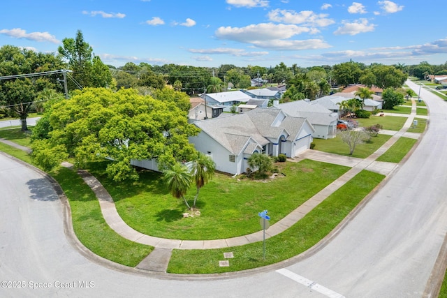 878 Croton Rd, Rockledge, FL 32955 - aerial perspective of suburban area