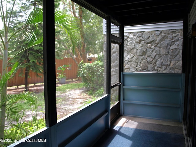 9020 York Ln Unit C, West Melbourne, FL 32904 - view of unfurnished sunroom