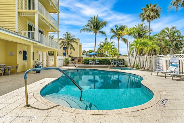 1 Eighth Ave Unit 1201, Indialantic, FL 32903 - community pool featuring a patio area