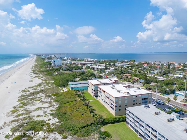 1525 S Atlantic Ave Unit 401, Cocoa Beach, FL 32931 - aerial view of waterfront with a beach